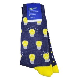 New With Tags! Apt. 9 Men's Two Pack Funky Design Socks One Size Fits Shoe 7-12